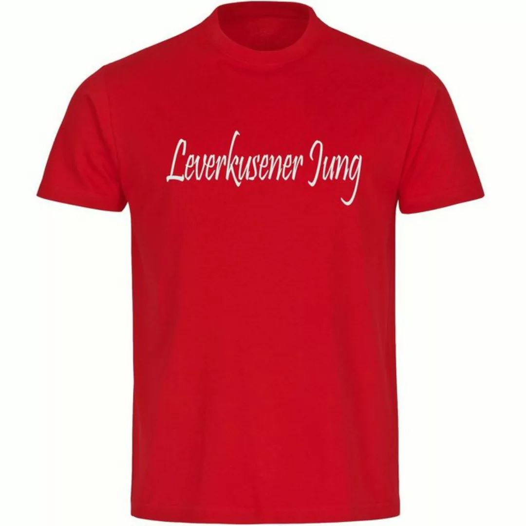 multifanshop T-Shirt Herren Leverkusen - Leverkusener Jung - Männer günstig online kaufen