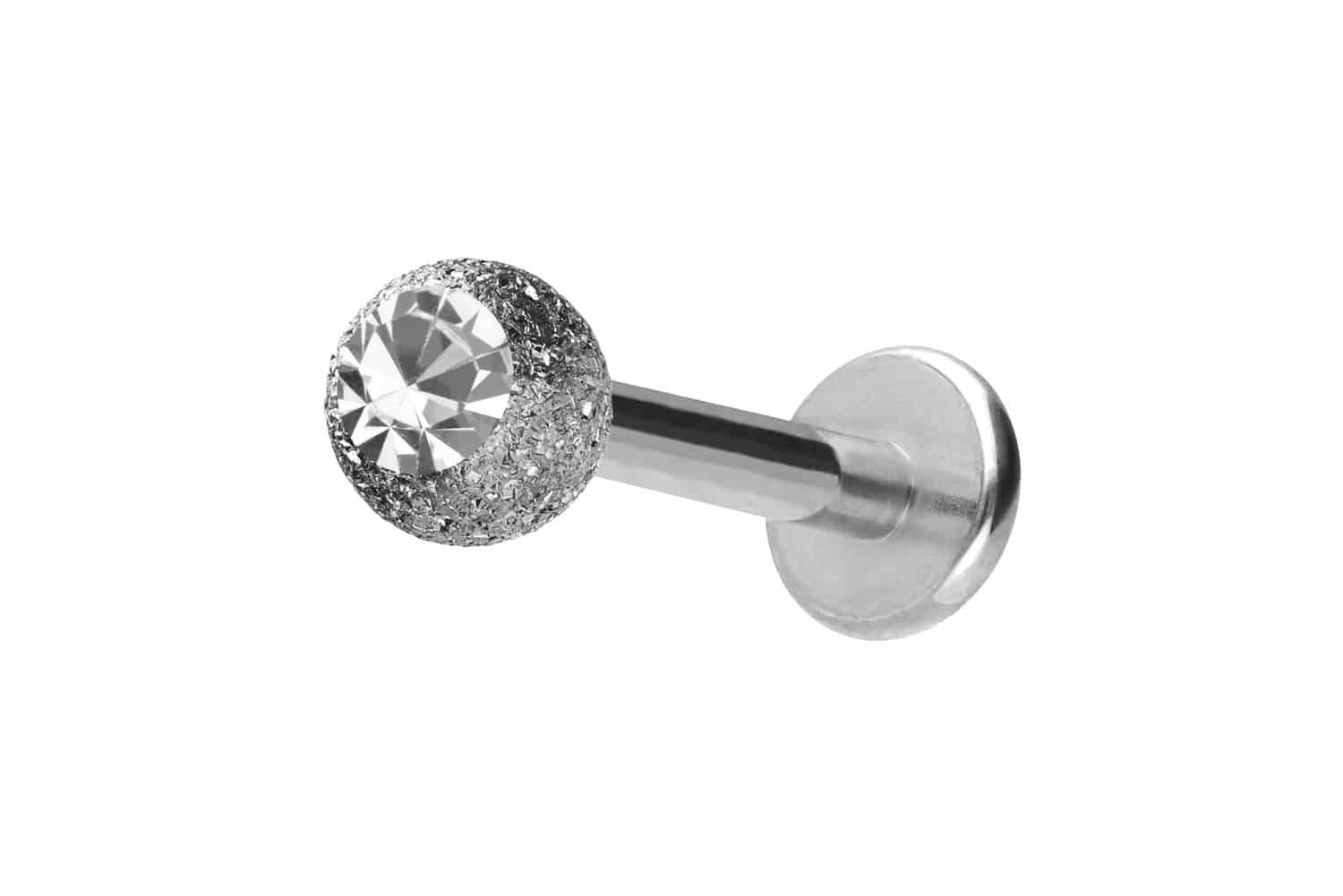 PIERCINGLINE Piercing-Set Chirurgenstahl Labret DIAMANTOPTIK + günstig online kaufen