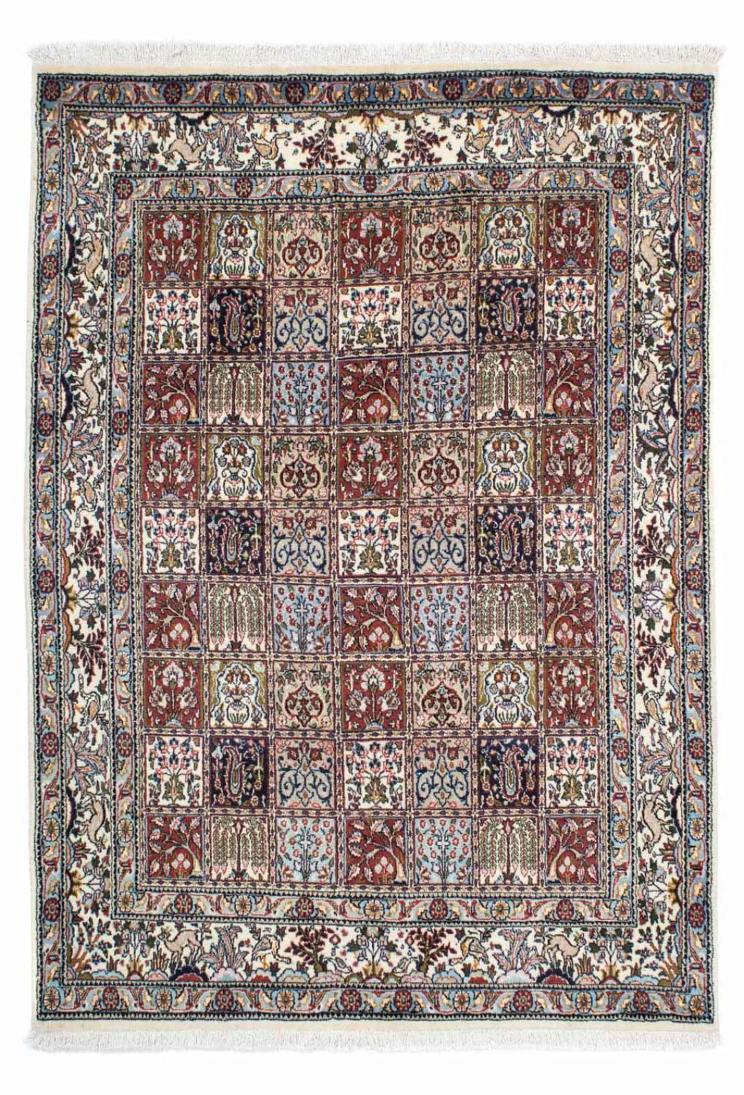 morgenland Wollteppich »Moud Stark Gemustert Beige 208 x 148 cm«, rechtecki günstig online kaufen