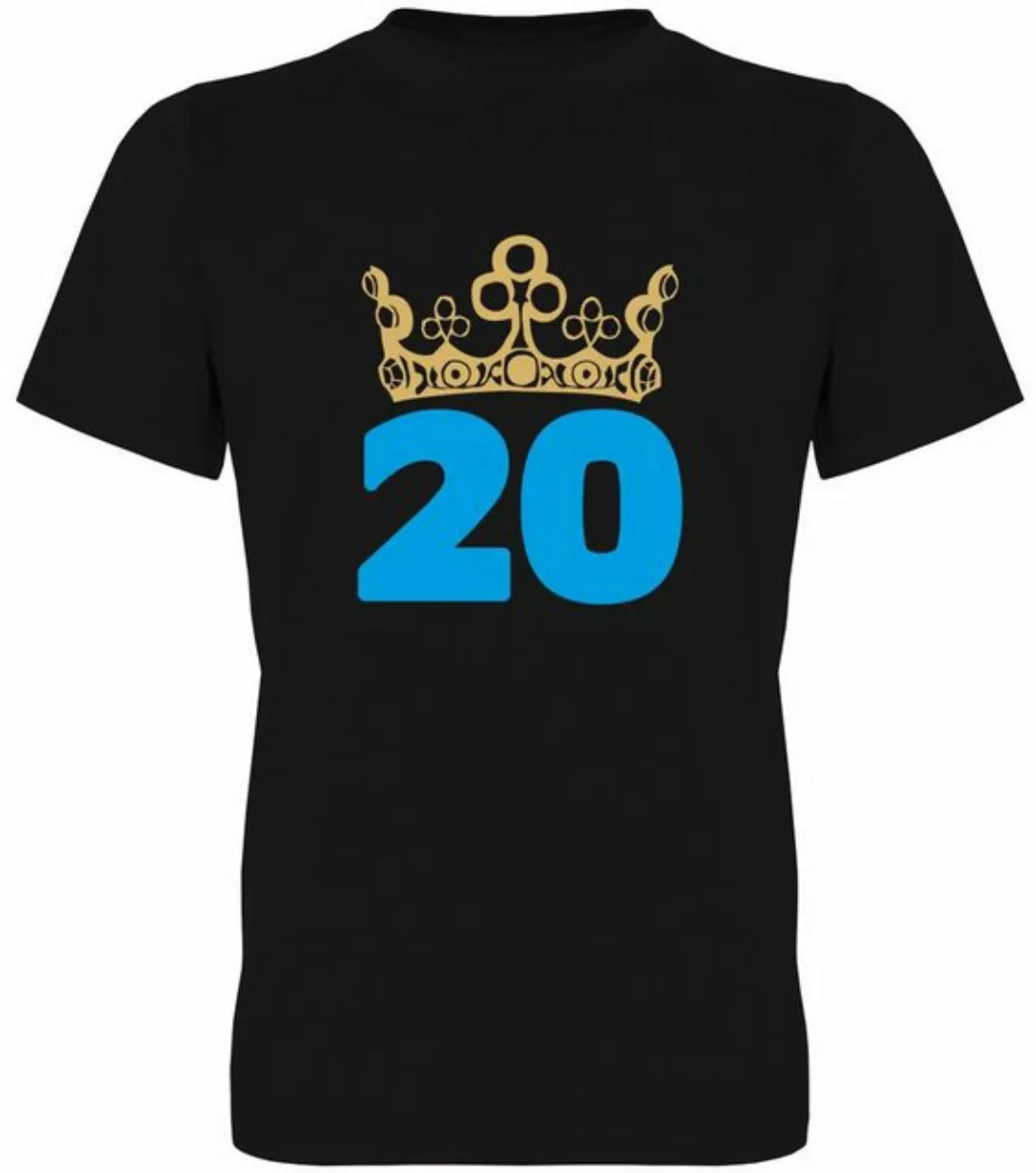 G-graphics T-Shirt 20 – mit Krone Herren T-Shirt, zum 20ten Geburtstag, mit günstig online kaufen