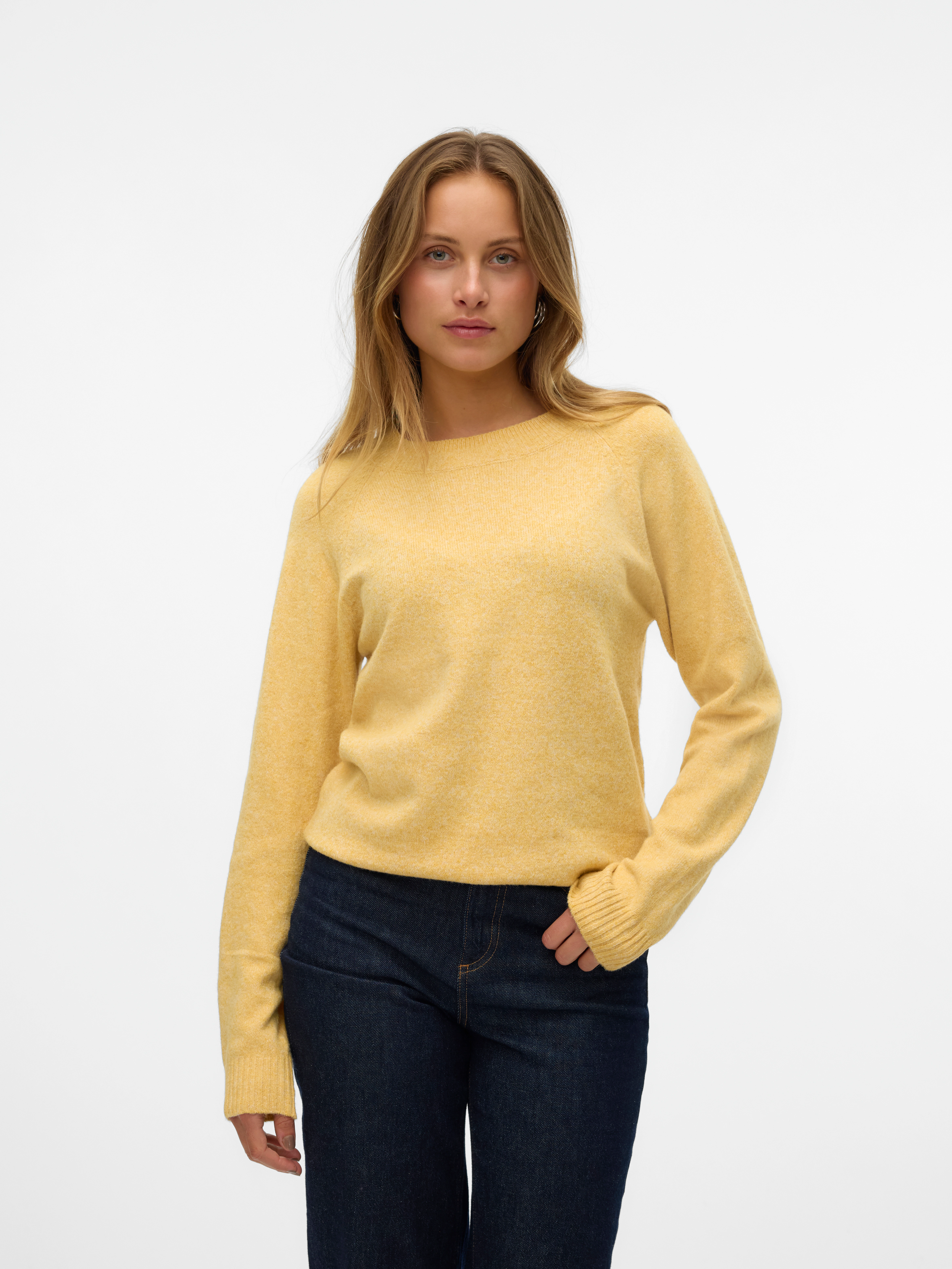 Vero Moda Rundhalspullover "VMDOFFY LS O-NECK BLOUSE GA NOOS" günstig online kaufen