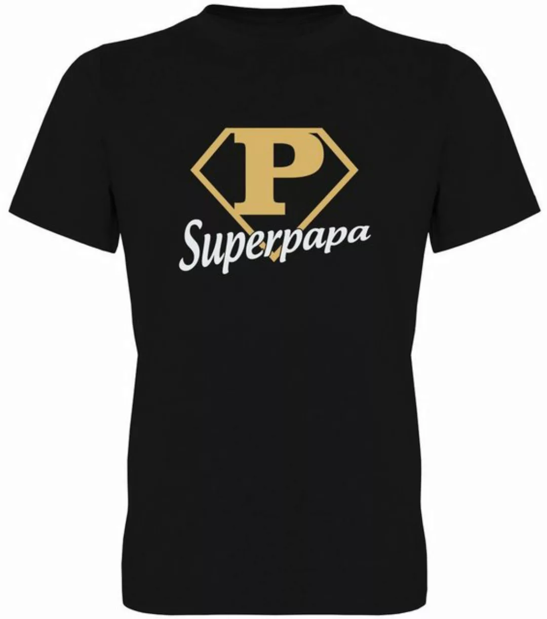 G-graphics T-Shirt P – Superpapa Herren T-Shirt, mit Frontprint, zum Vatert günstig online kaufen