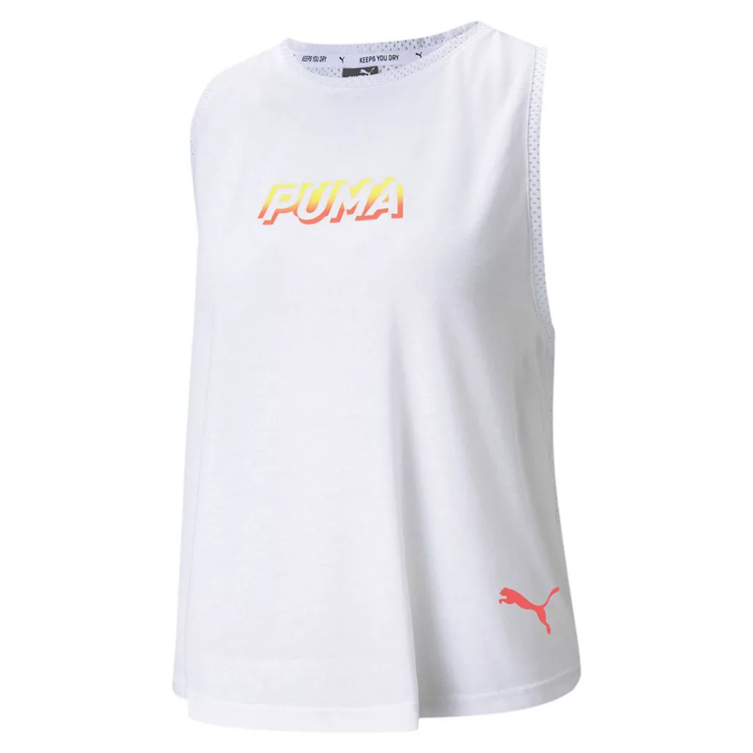 Puma Modern Sports Ärmelloses T-shirt L Puma White günstig online kaufen