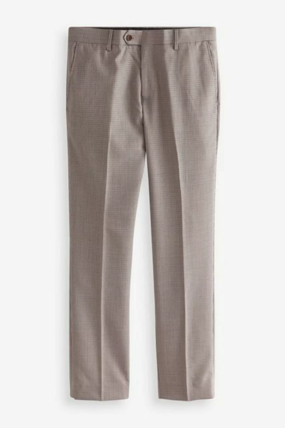 Next Anzughose Slim-Fit Anzug aus Wollgemisch mit Karos: Hose (1-tlg) günstig online kaufen