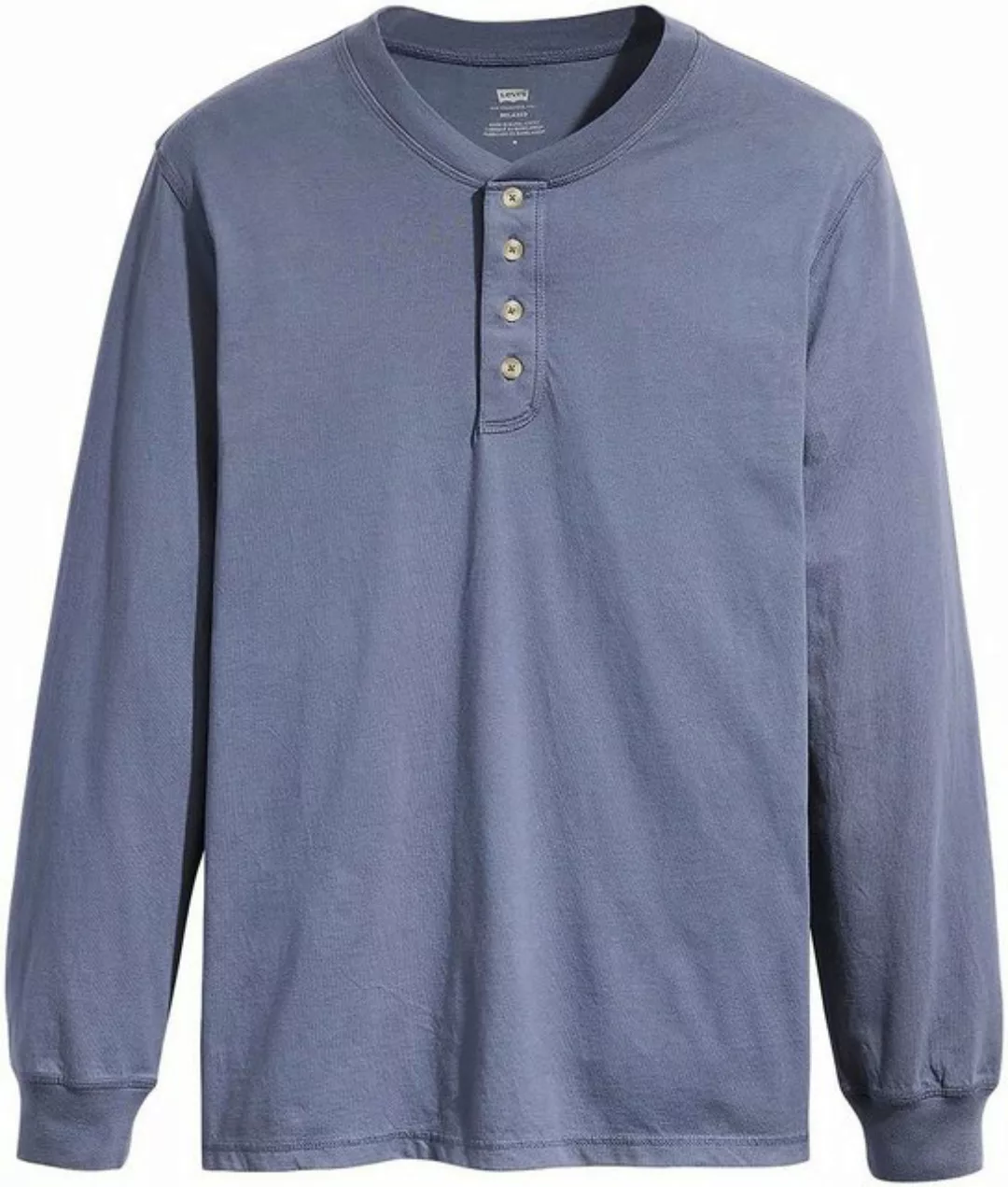 Levi's® Langarmshirt 4 BUTTON HENLEY BLUES günstig online kaufen