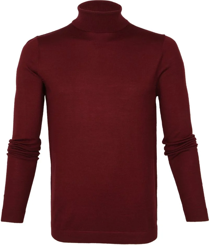 Profuomo Rollkragen Pullover Bordeaux - Größe XXL günstig online kaufen