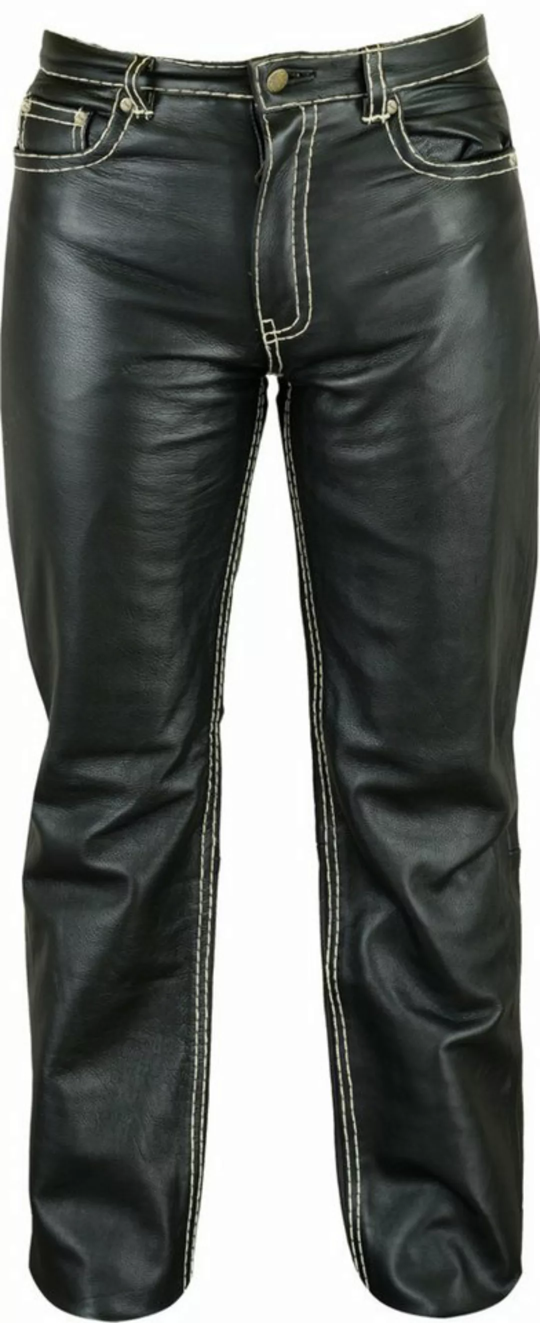 Fuente Leather Wears Lederhose Lederhose für Herren, Slim Fit, Röhrenjeans, günstig online kaufen