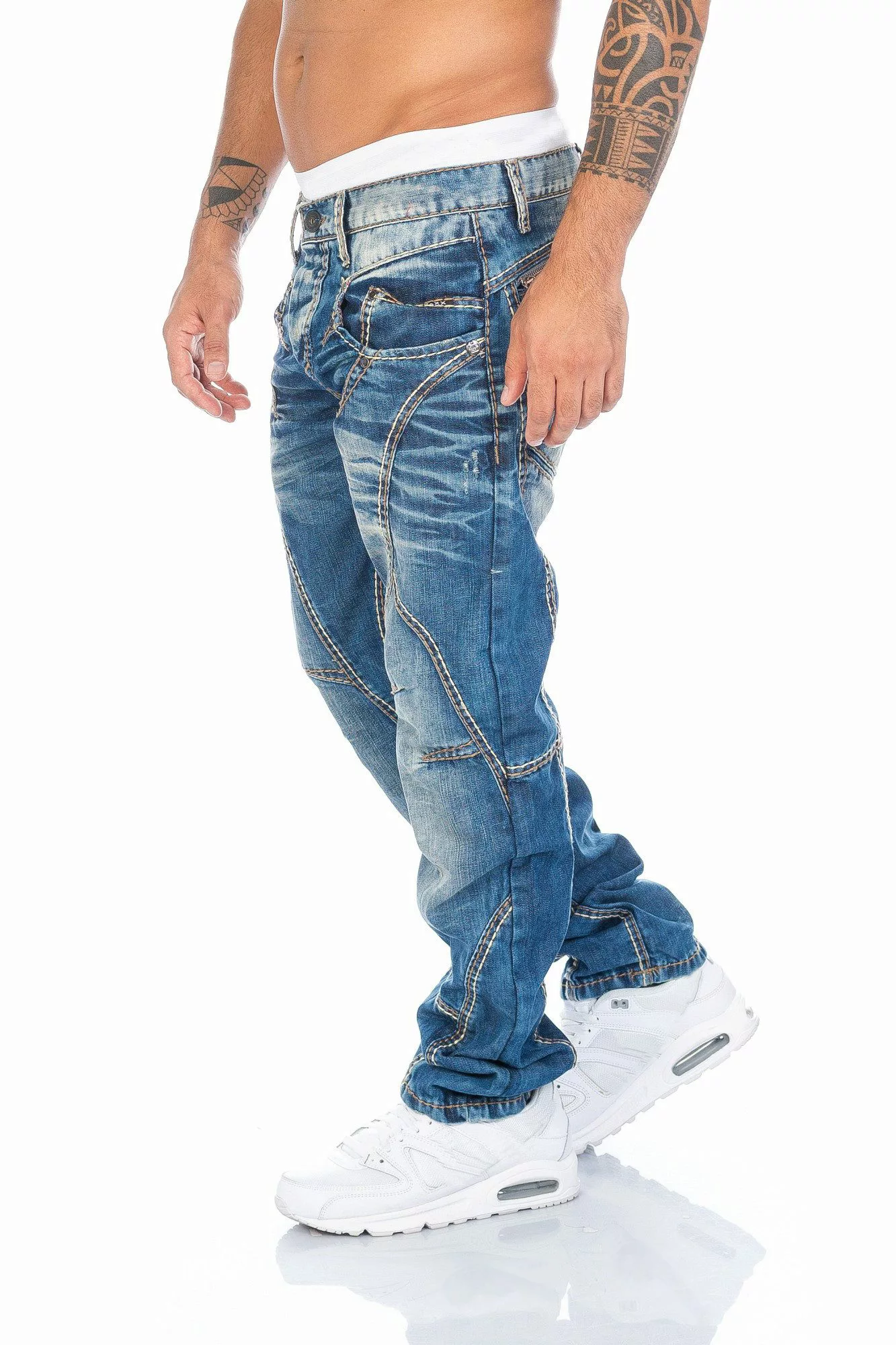 Cipo & Baxx Regular-fit-Jeans Herren Jeans günstig online kaufen