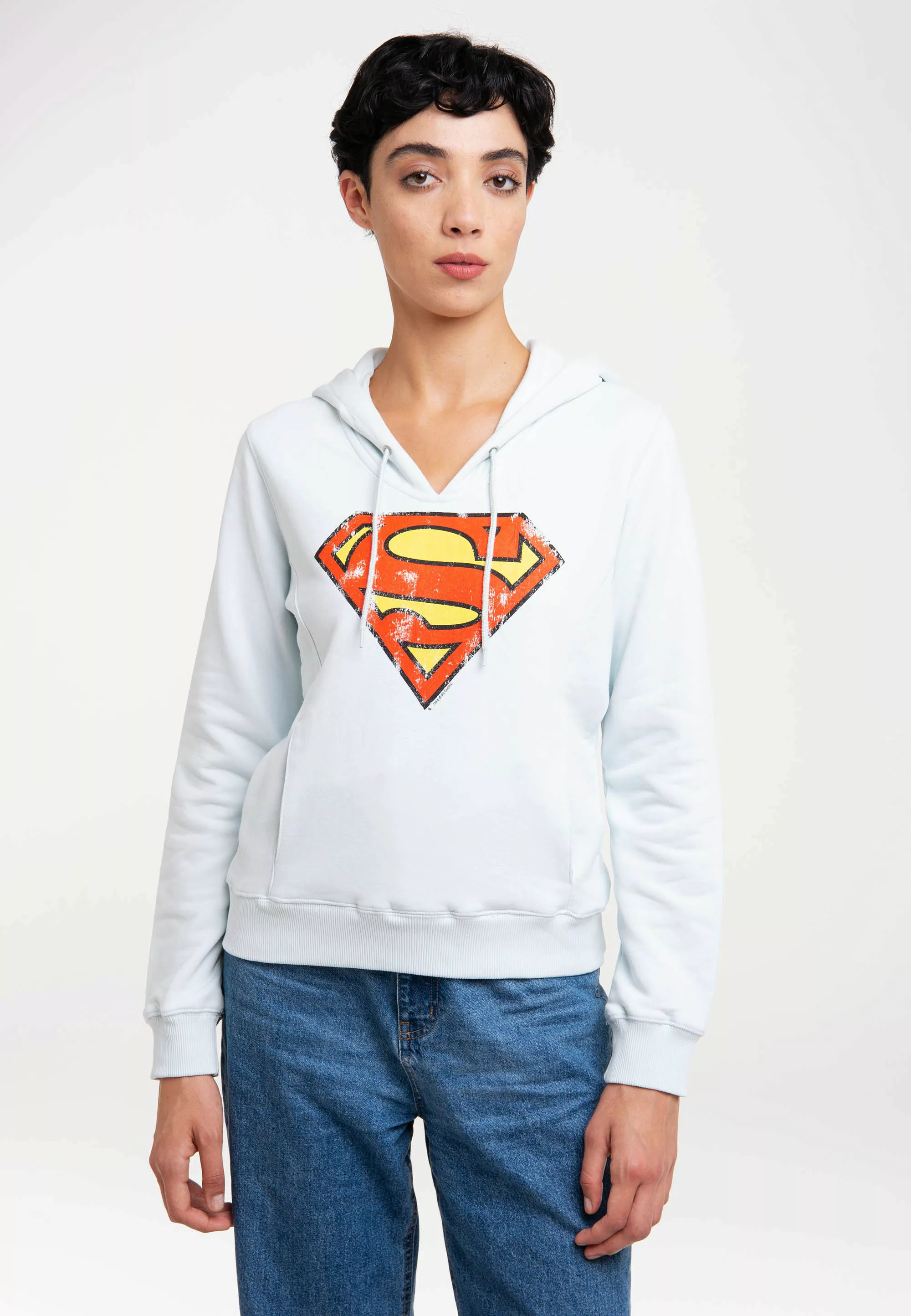 LOGOSHIRT Kapuzensweatshirt "DC Comics - Superman", mit lizenziertem Print günstig online kaufen