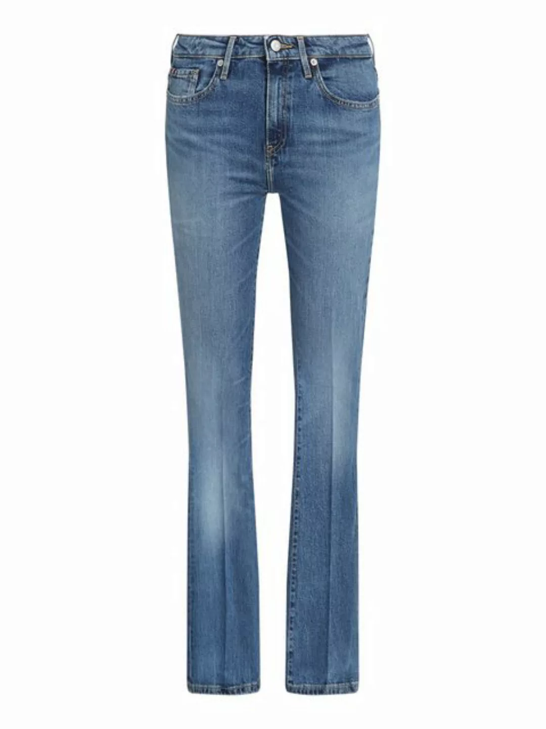 Tommy Hilfiger Bootcut-Jeans BOOTCUT RW BEA mit Leder-Badge günstig online kaufen