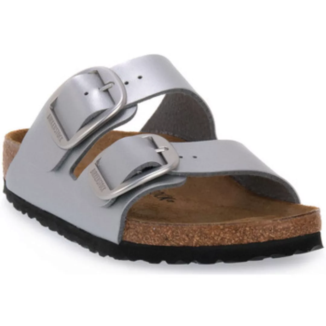 Birkenstock  Pantoffeln ARIZONA METALLIC SILVER CALZ S günstig online kaufen