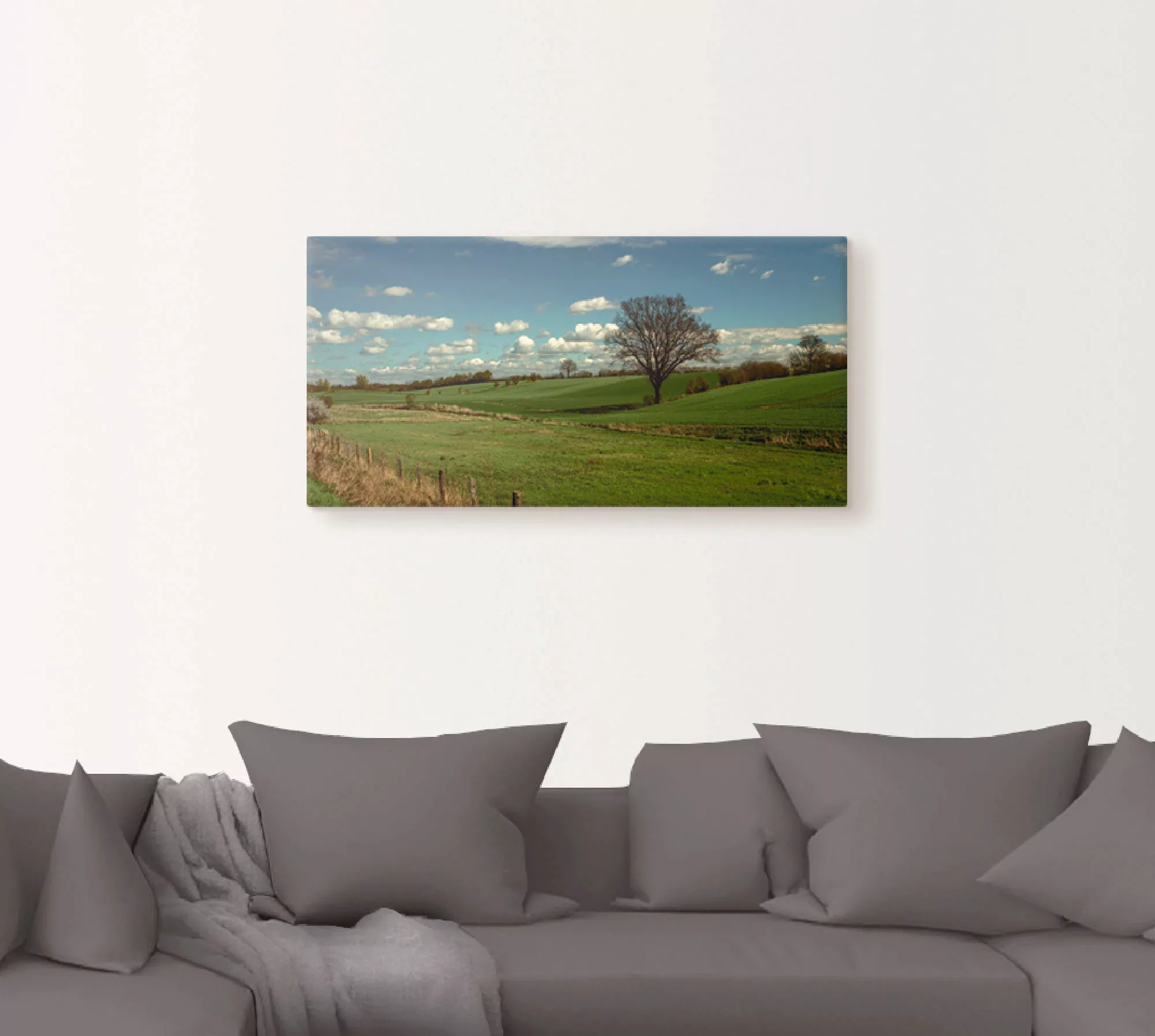 Artland Wandbild "Natur pur", Felder, (1 St.), als Leinwandbild, Wandaufkle günstig online kaufen