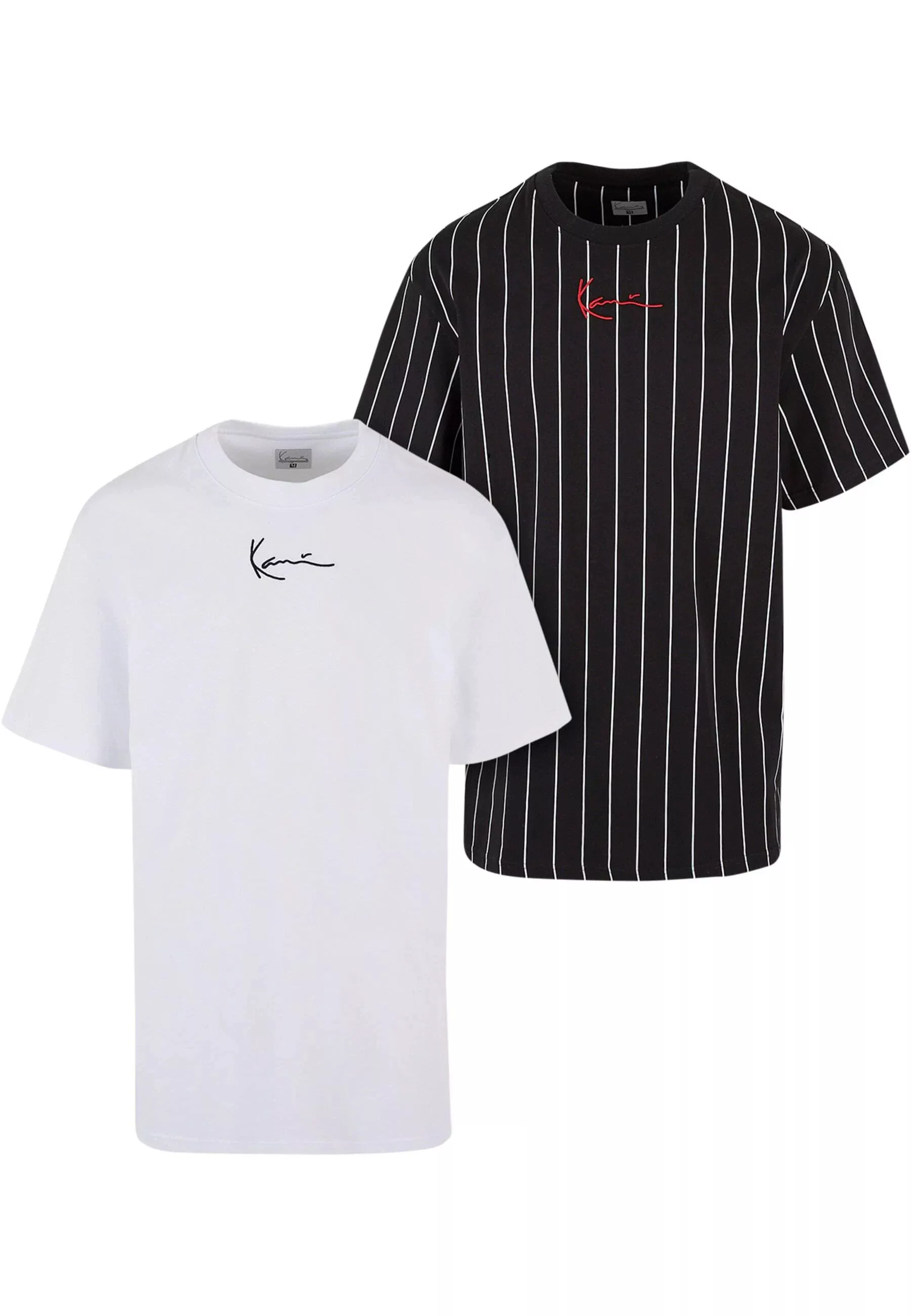 Karl Kani T-Shirt "Karl Kani Herren KM222-101-1 KK 2-Pack Pinstripe + Essen günstig online kaufen