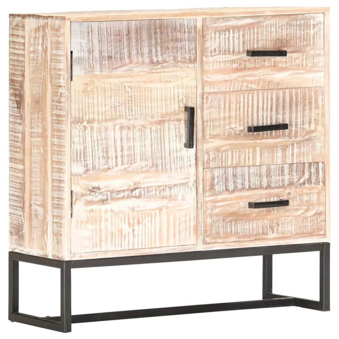 Sideboard Weiß 73ã30ã75 Cm Massivholz Akazie günstig online kaufen