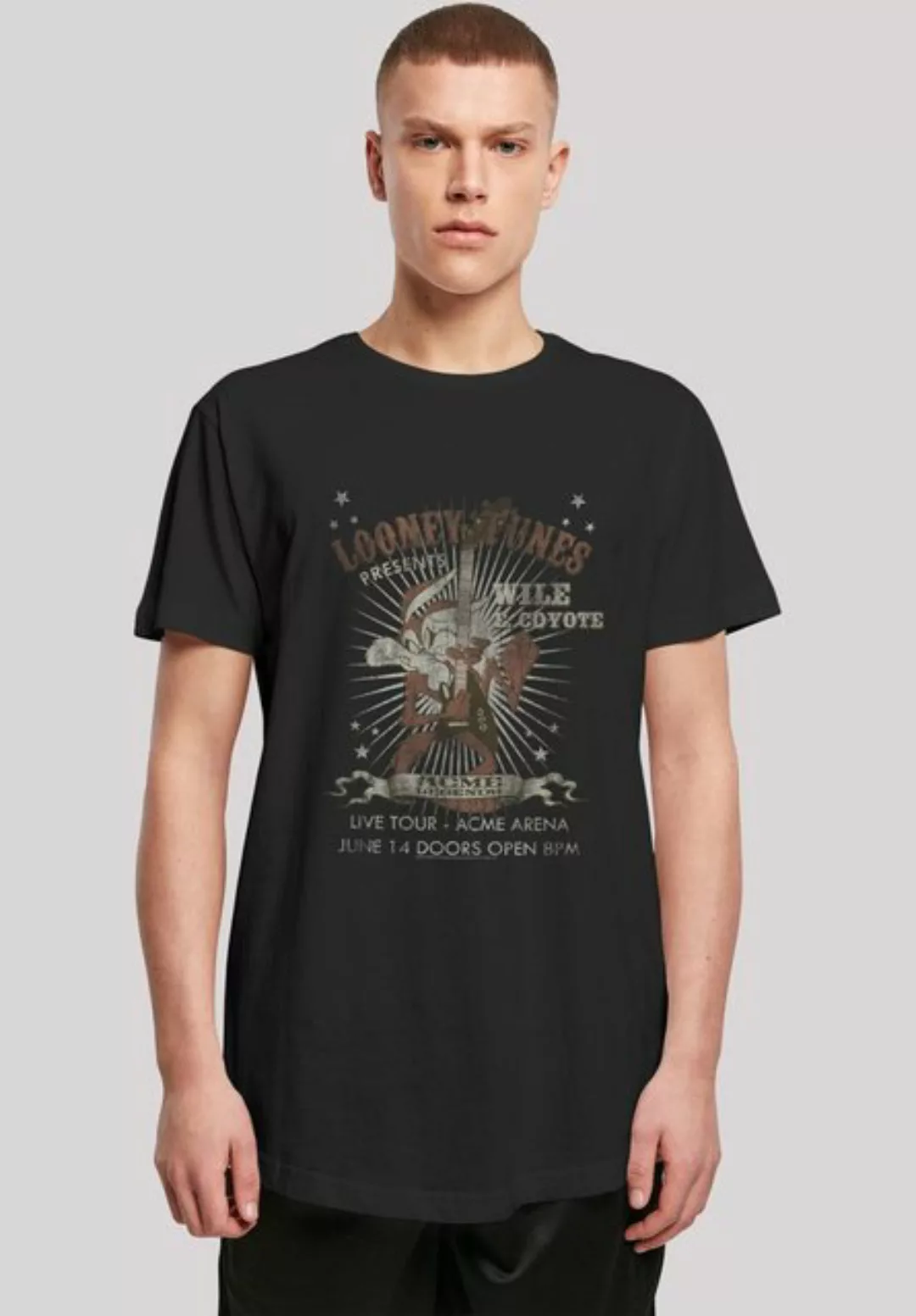 F4NT4STIC T-Shirt Looney Tunes Guitar Print günstig online kaufen