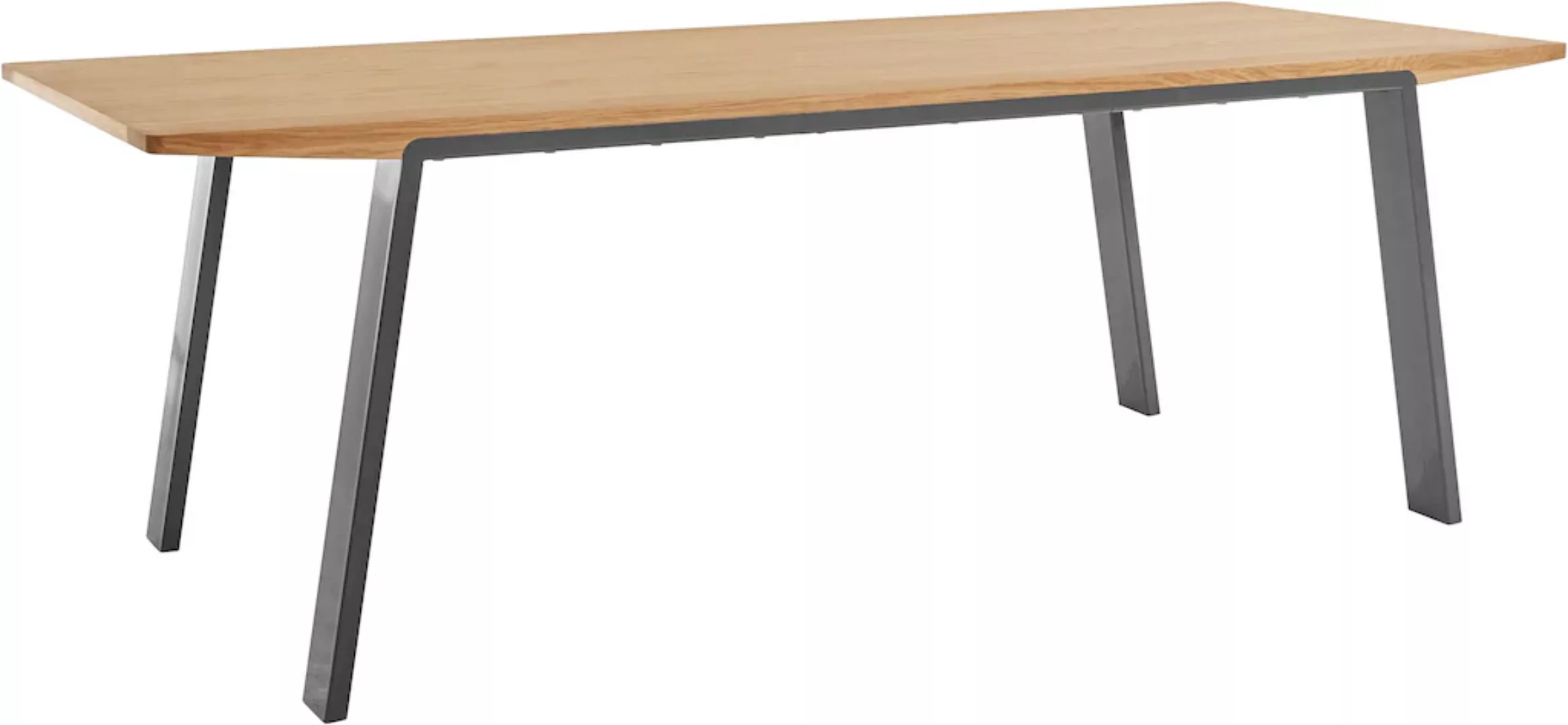 OTTO products Esstisch "Flemming", Massivholz Eiche, 175 cm oder 225 cm, el günstig online kaufen