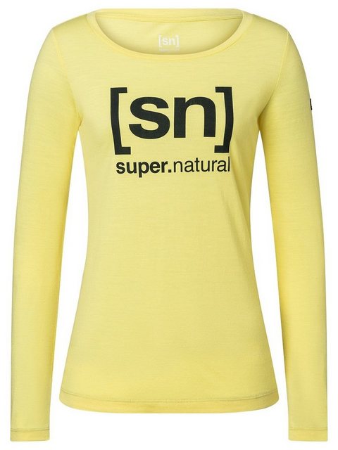 SUPER.NATURAL Langarmshirt Merino Longsleeve W ESSENTIAL I.D. LS feinster M günstig online kaufen