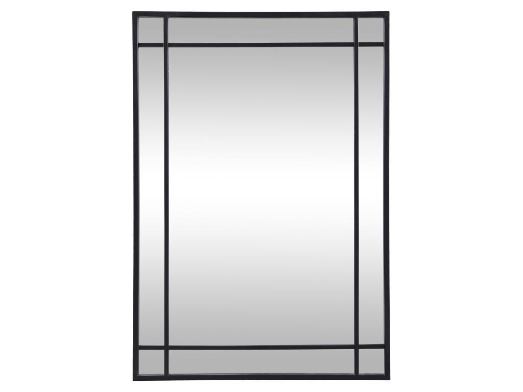 Spiegel Industriell - 60 x 86,5 cm - Metall - Schwarz - HISAE günstig online kaufen