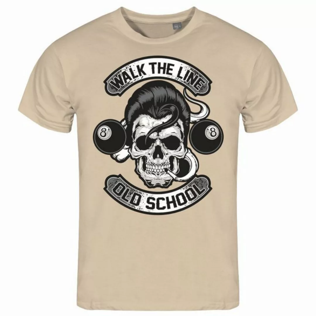 deinshirt Print-Shirt Herren T-Shirt Walk the line Funshirt mit Motiv günstig online kaufen