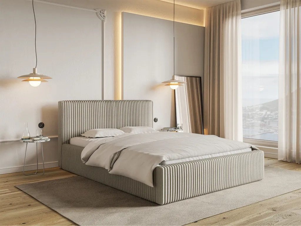 DB-Möbel Polsterbett "Korel" mit Bettkasten, ansprechendes Bett vom Herstel günstig online kaufen