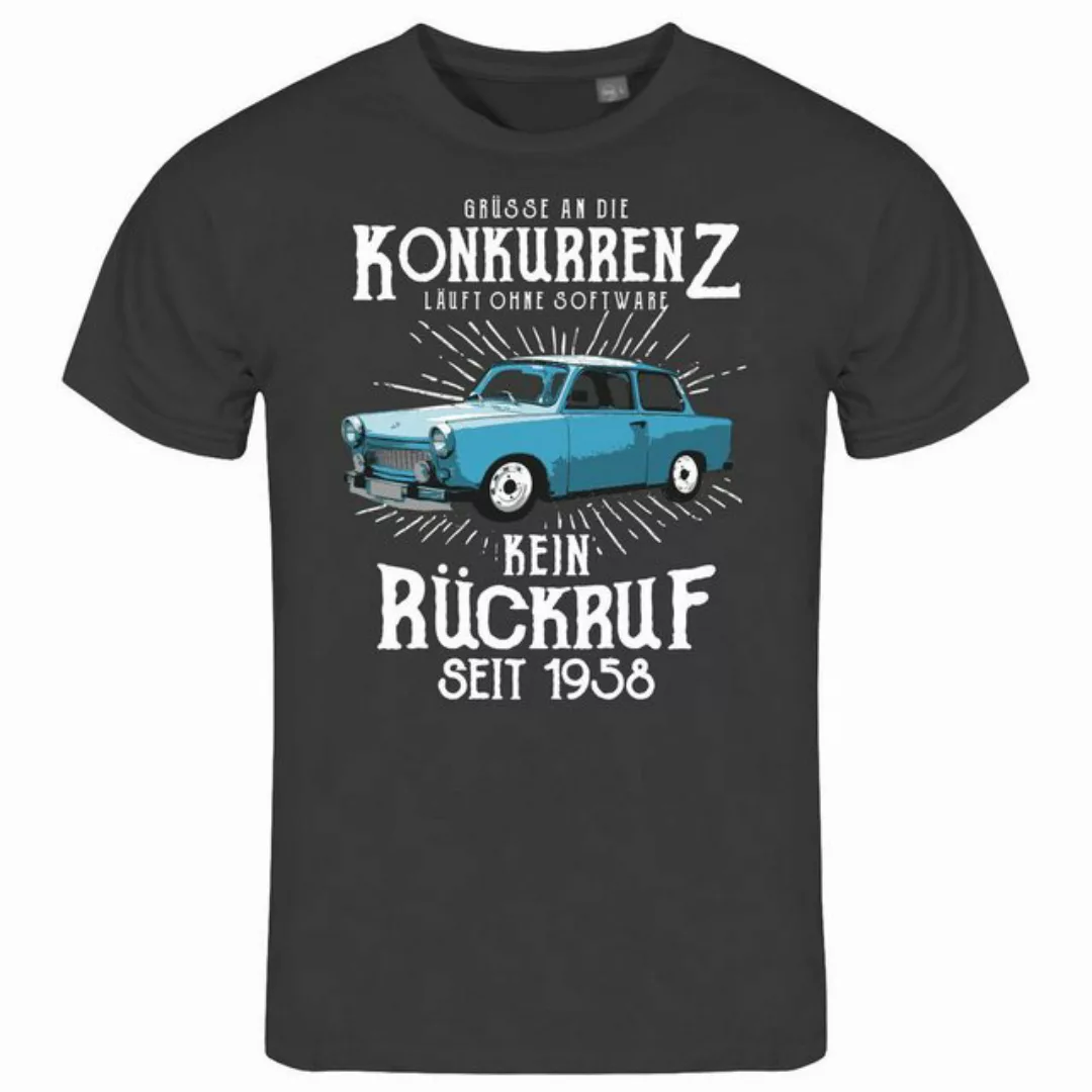 deinshirt Print-Shirt Herren T-Shirt Grüße an die Konkurrenz Funshirt mit M günstig online kaufen