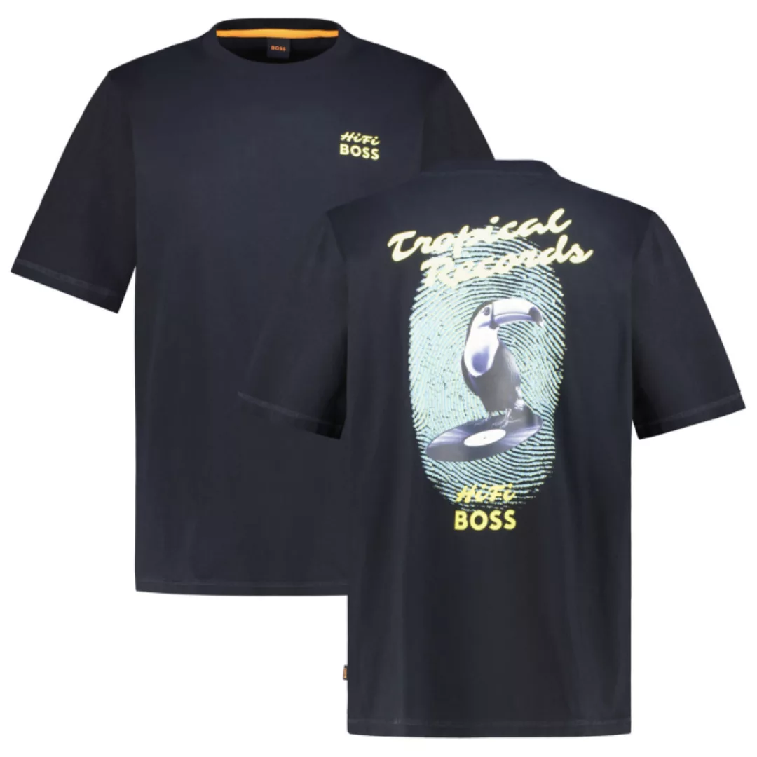 BOSS T-Shirt mit Print auf Vorder- und Rückseite günstig online kaufen