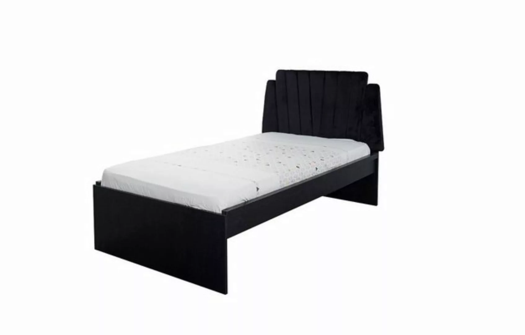 Kapa Möbel Jugendbett Lotus in schwarz günstig online kaufen