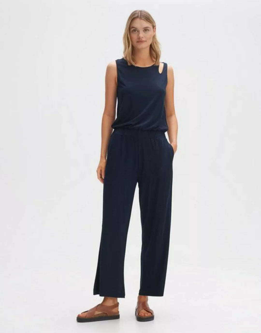 OPUS Jumpsuit Melpani lockere Passform Jersey günstig online kaufen