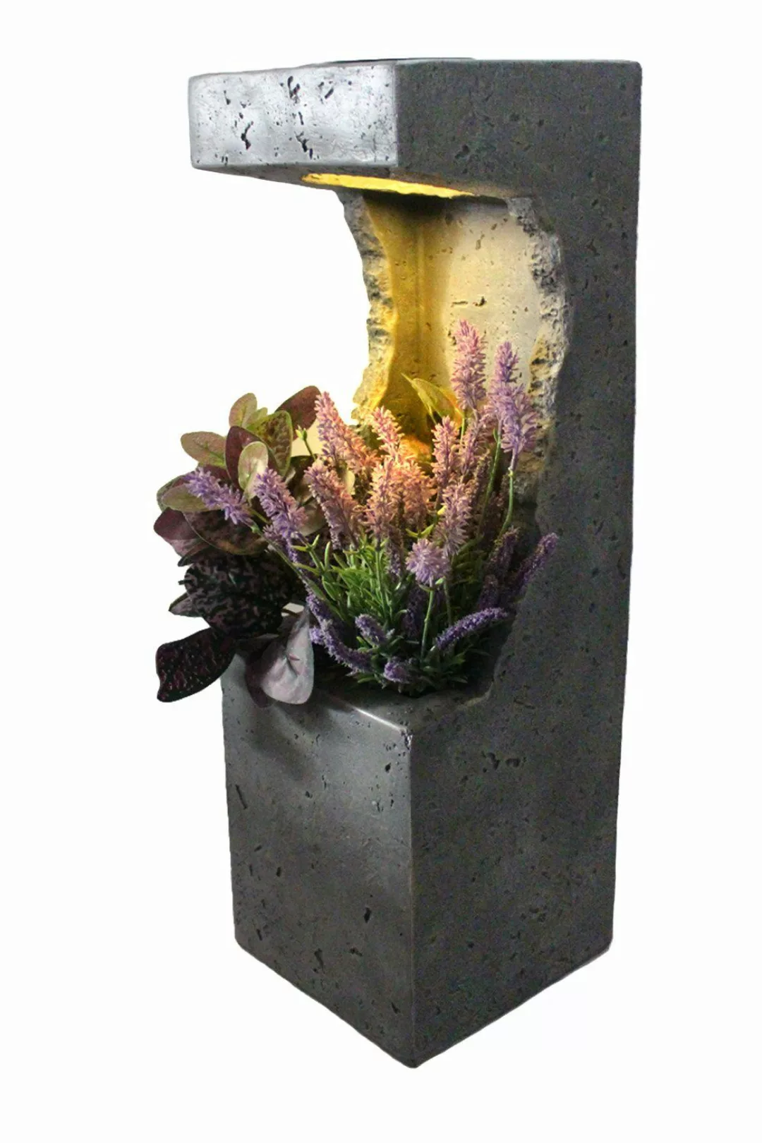 Arnusa LED Solarleuchte Blumentopf beleuchtet Pflanzkübel, günstig online kaufen