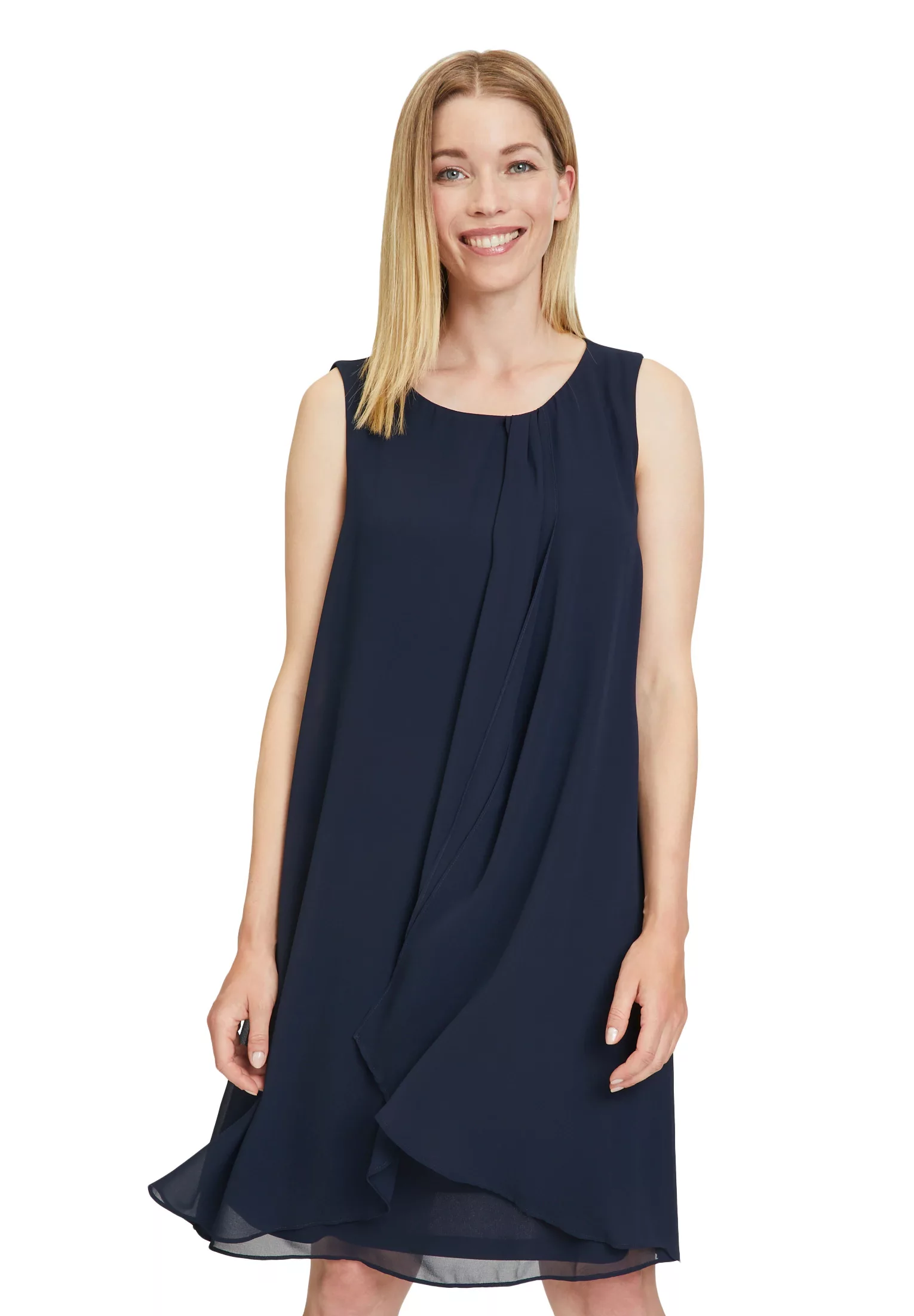 Betty&Co Chiffonkleid "Betty & Co Chiffonkleid im Layer Look", Form günstig online kaufen