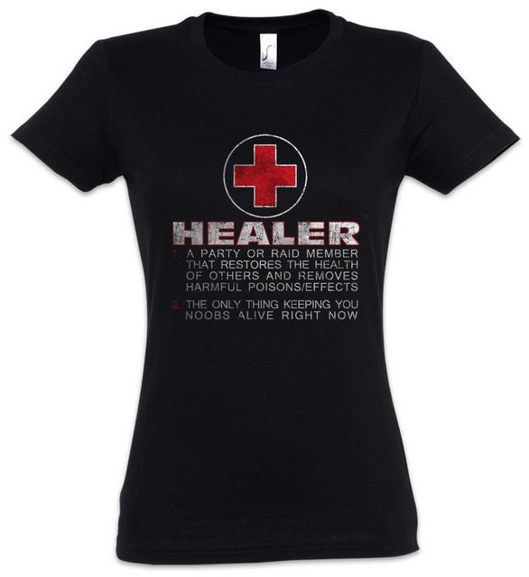 Urban Backwoods Print-Shirt Healer Role Damen T-Shirt Gamer Games Gaming Vi günstig online kaufen