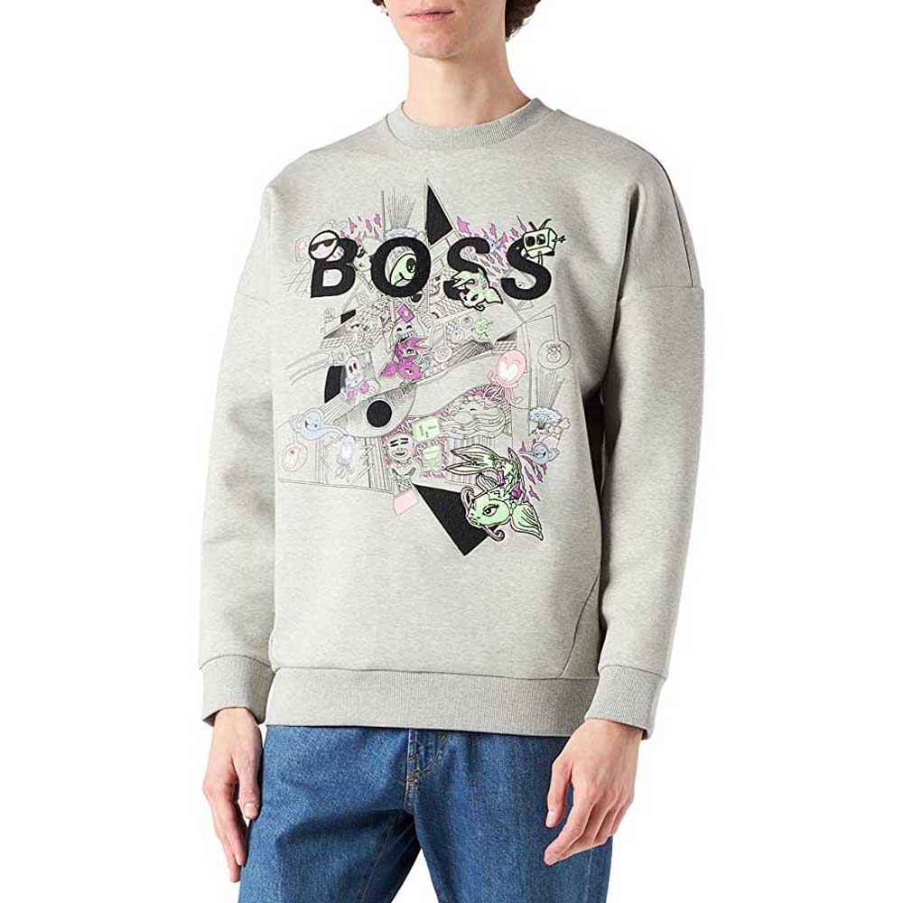 Boss Salbo Lotus Pullover XS Light / Pastel Grey günstig online kaufen