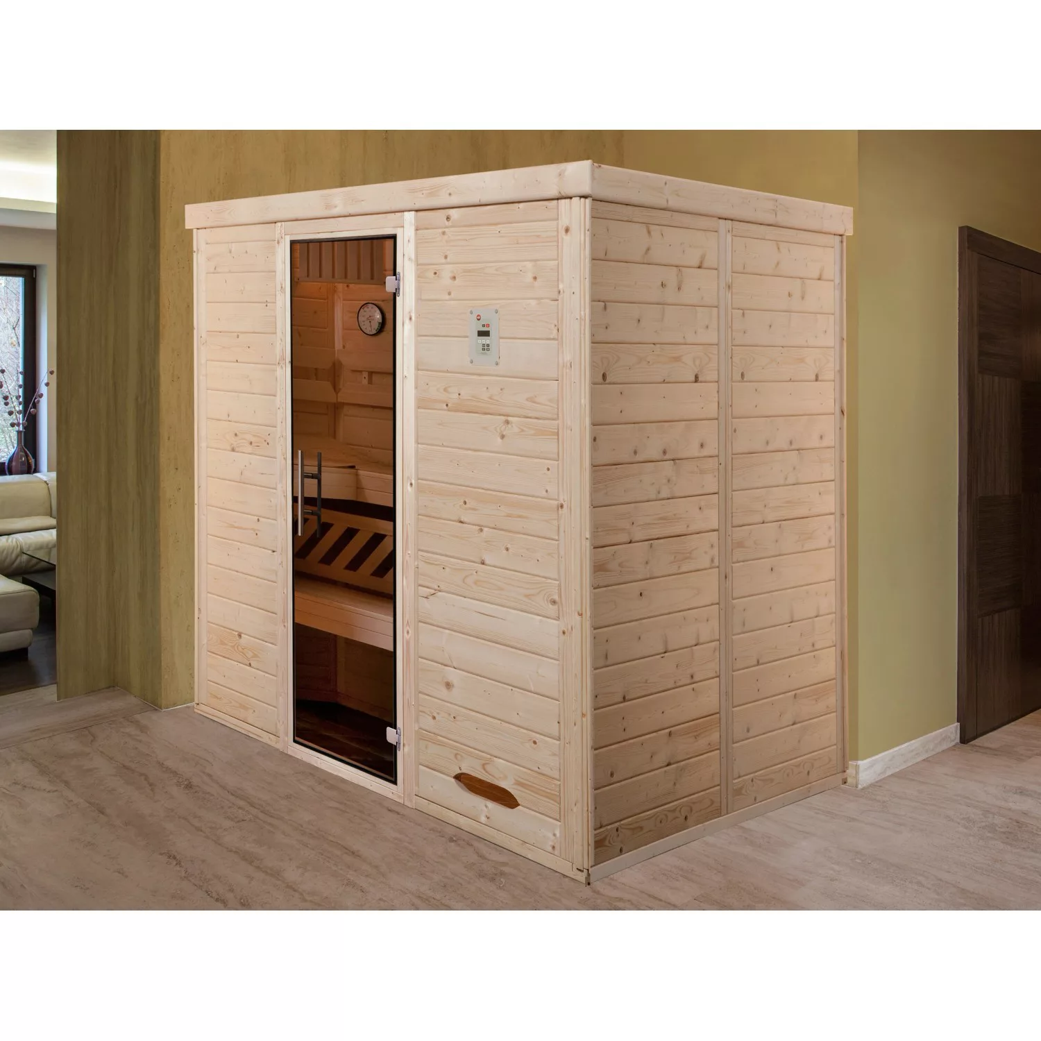 weka Sauna »Kemi«, (Set), 7,5 kW Bio-Ofen mit digitaler Steuerung günstig online kaufen