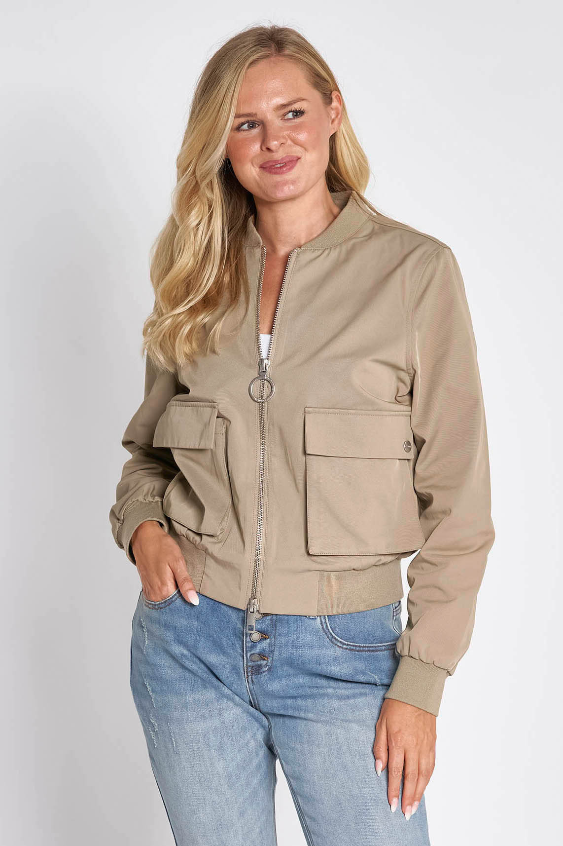 Zhrill Blouson in Unifarbe günstig online kaufen