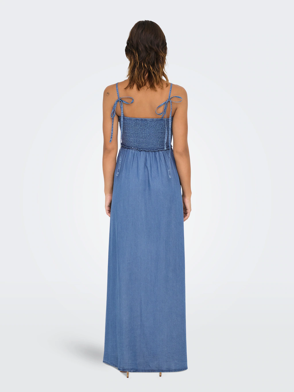 ONLY Maxikleid "ONLCHARIS LIFE SMOCK MAXI DRESS WVN", Sommerkleid günstig online kaufen