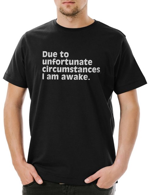 Urban Backwoods Print-Shirt Unfortunate Circumstances Herren T-Shirt Schlaf günstig online kaufen