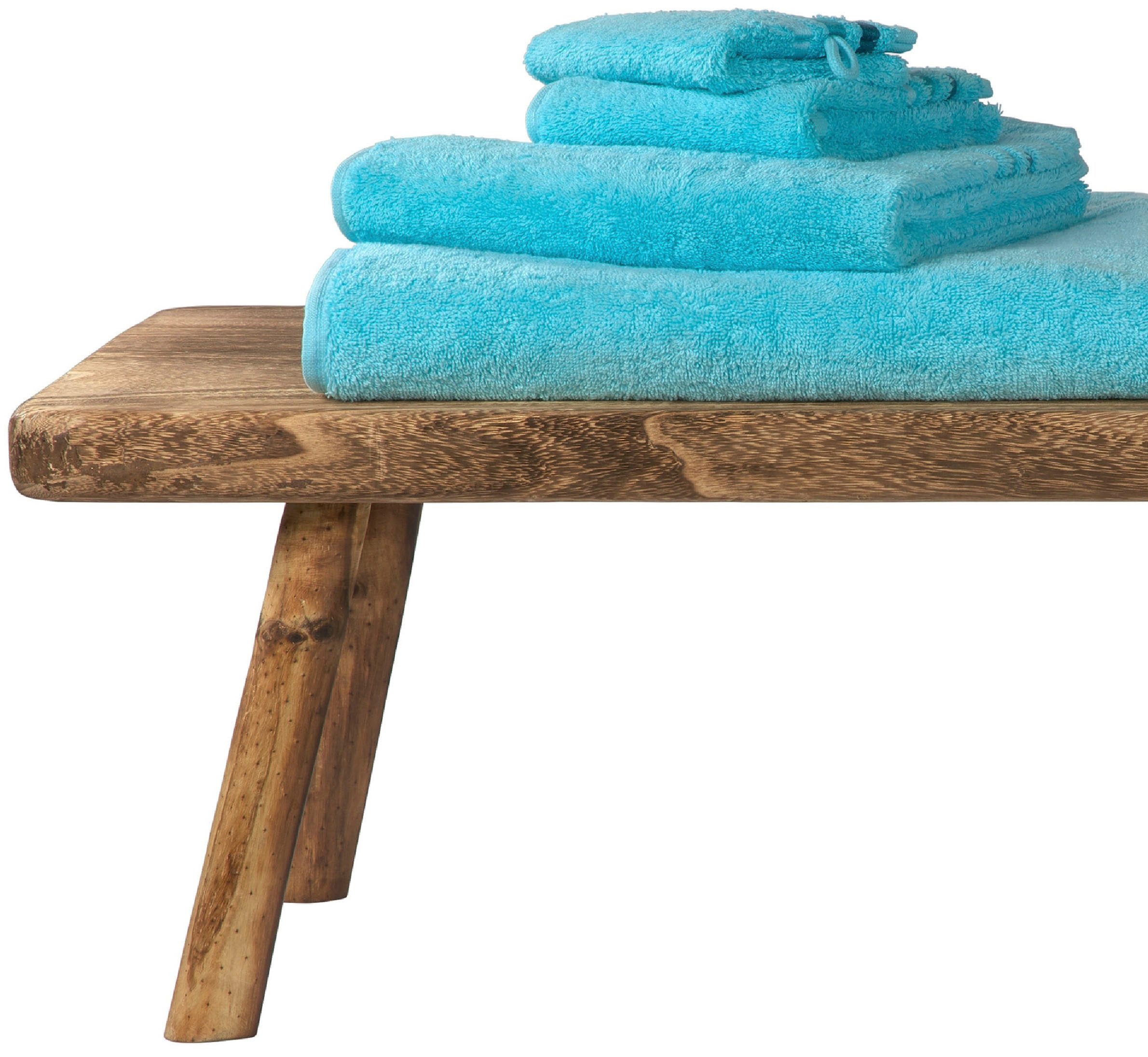 Schiesser Duschtücher »Skyline Color aus 100 % Baumwolle mit eleganter Stre günstig online kaufen