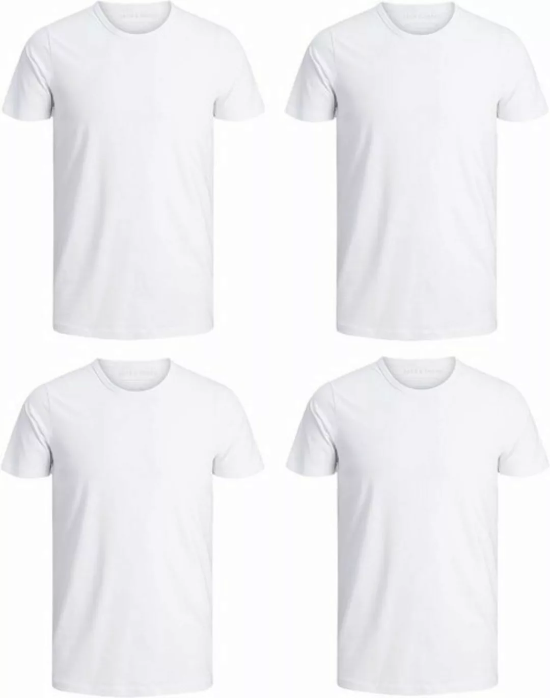 Jack & Jones T-Shirt (Sparset, 4er-Pack) Basic, Shirts, Rundhals günstig online kaufen