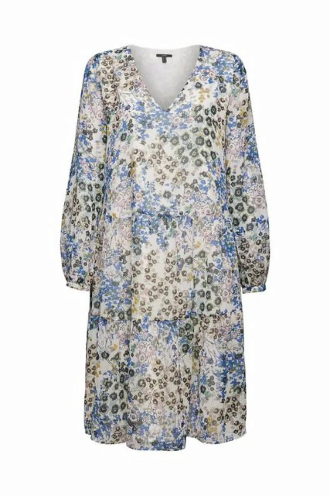 Esprit Collection Midikleid Crêpe-Kleid mit Millefleurs günstig online kaufen