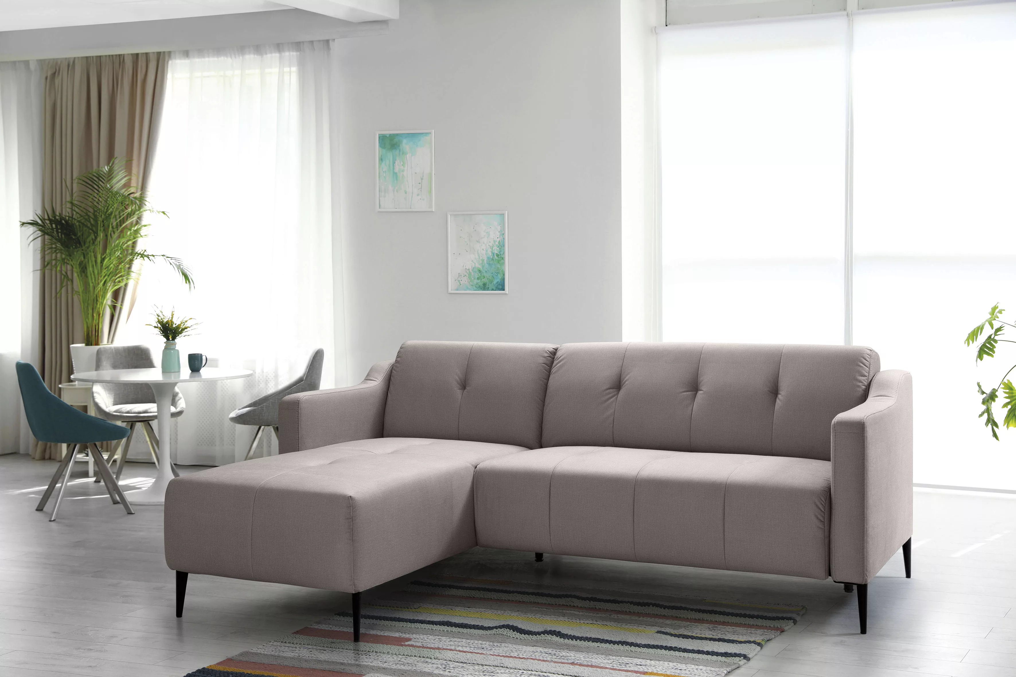 exxpo - sofa fashion Ecksofa »Svalbard, L-Form«, wahlw. mit elektrischer Si günstig online kaufen