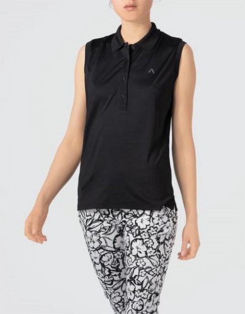 Alberto Poloshirt Alberto Golf Polo Evi Sleeveless Schwarz Damen L günstig online kaufen