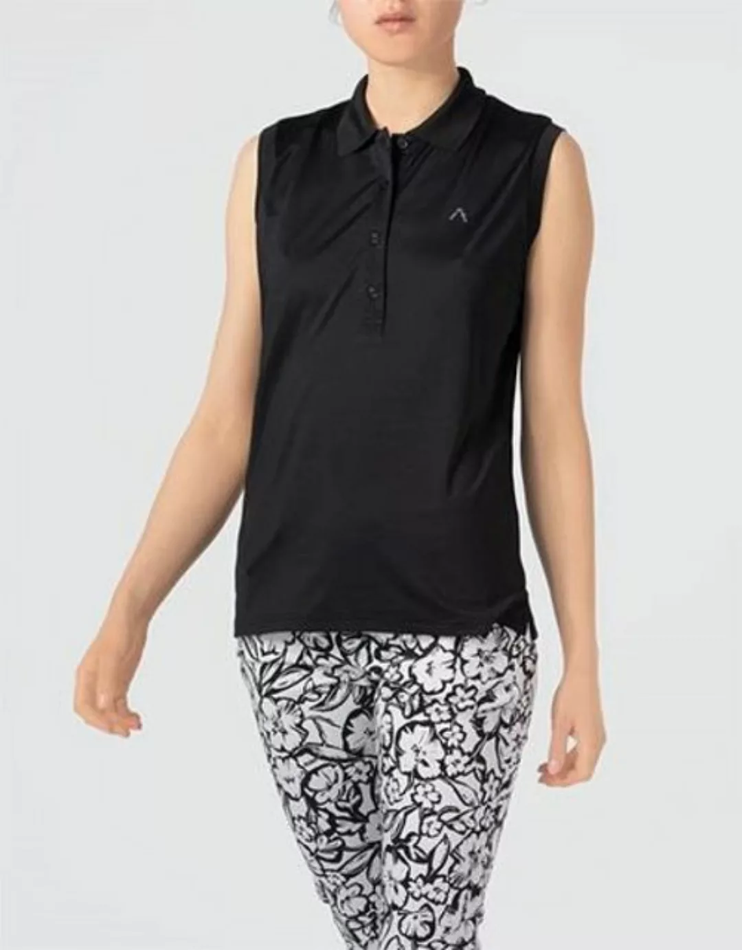 Alberto Poloshirt Alberto Golf Polo Evi Sleeveless Schwarz Damen L günstig online kaufen