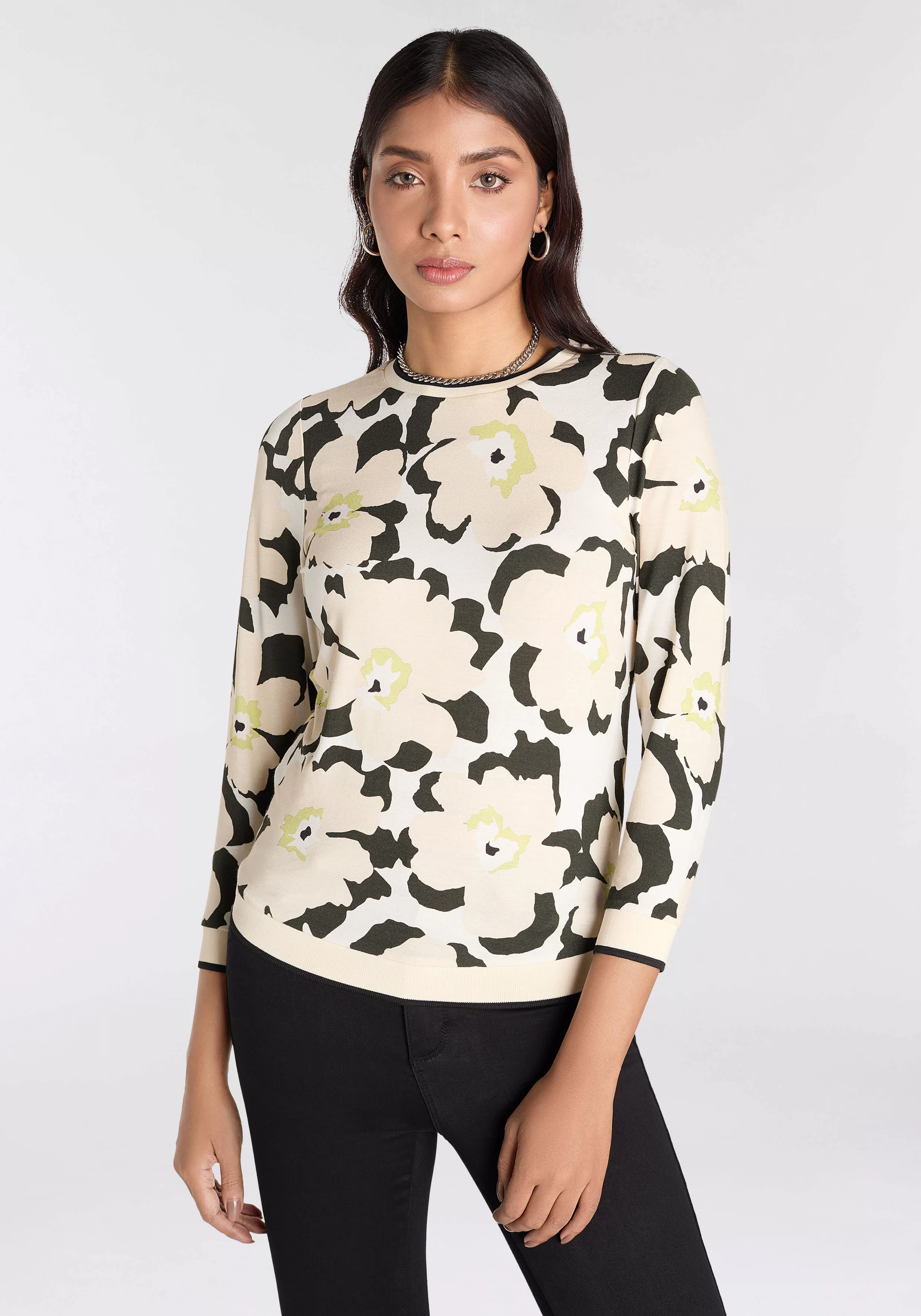 Laura Scott 3/4-Arm-Shirt, mit stylischem Allover-Print - NEUE KOLLEKTION günstig online kaufen