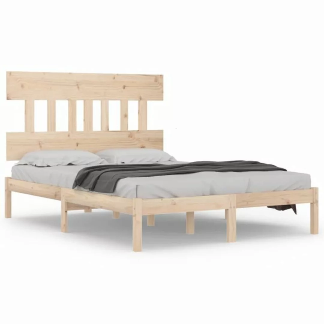 vidaXL Bettgestell Massivholzbett 200x200 cm Bett Bettgestell Doppelbett Be günstig online kaufen