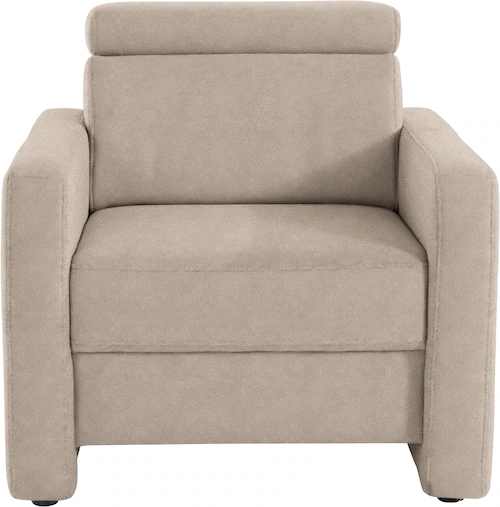 sit&more Sessel »Bologna«, mit Federkern, inklusive Kopfteilverstellung günstig online kaufen