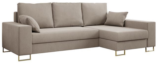 MKS MÖBEL Ecksofa DORIAN, Modern Ecksofa, L-Form Couch, Wohnlandschaft günstig online kaufen