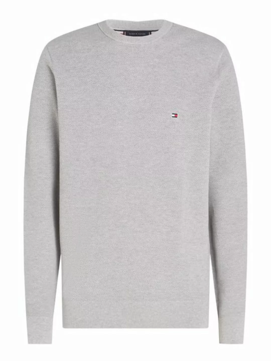 Tommy Hilfiger Rundhalspullover ESSENTIAL STRUCTURE CREW NECK mit feiner St günstig online kaufen