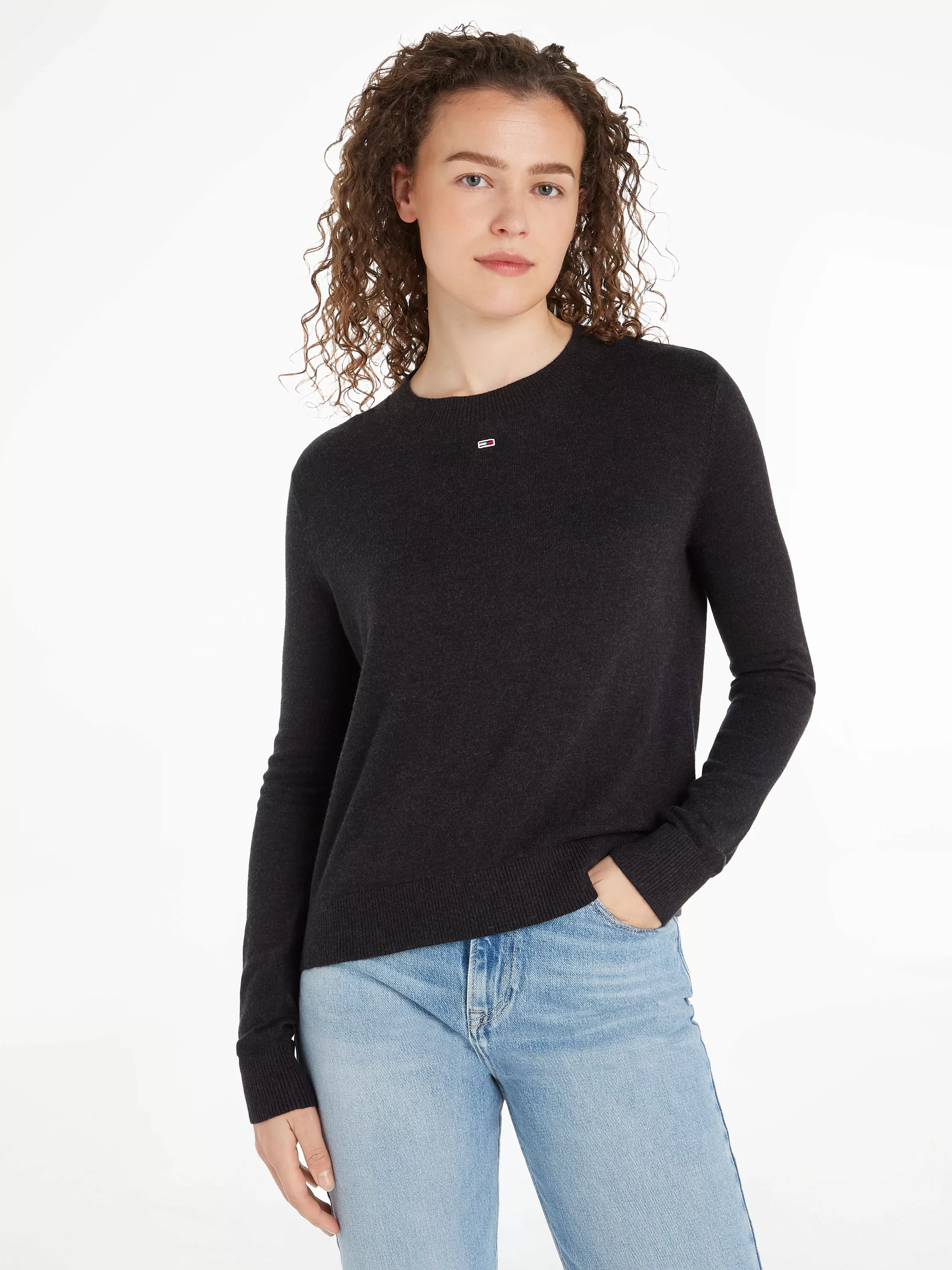 Tommy Jeans Strickpullover TJW ESSENTIAL CREW NECK SWEATER günstig online kaufen