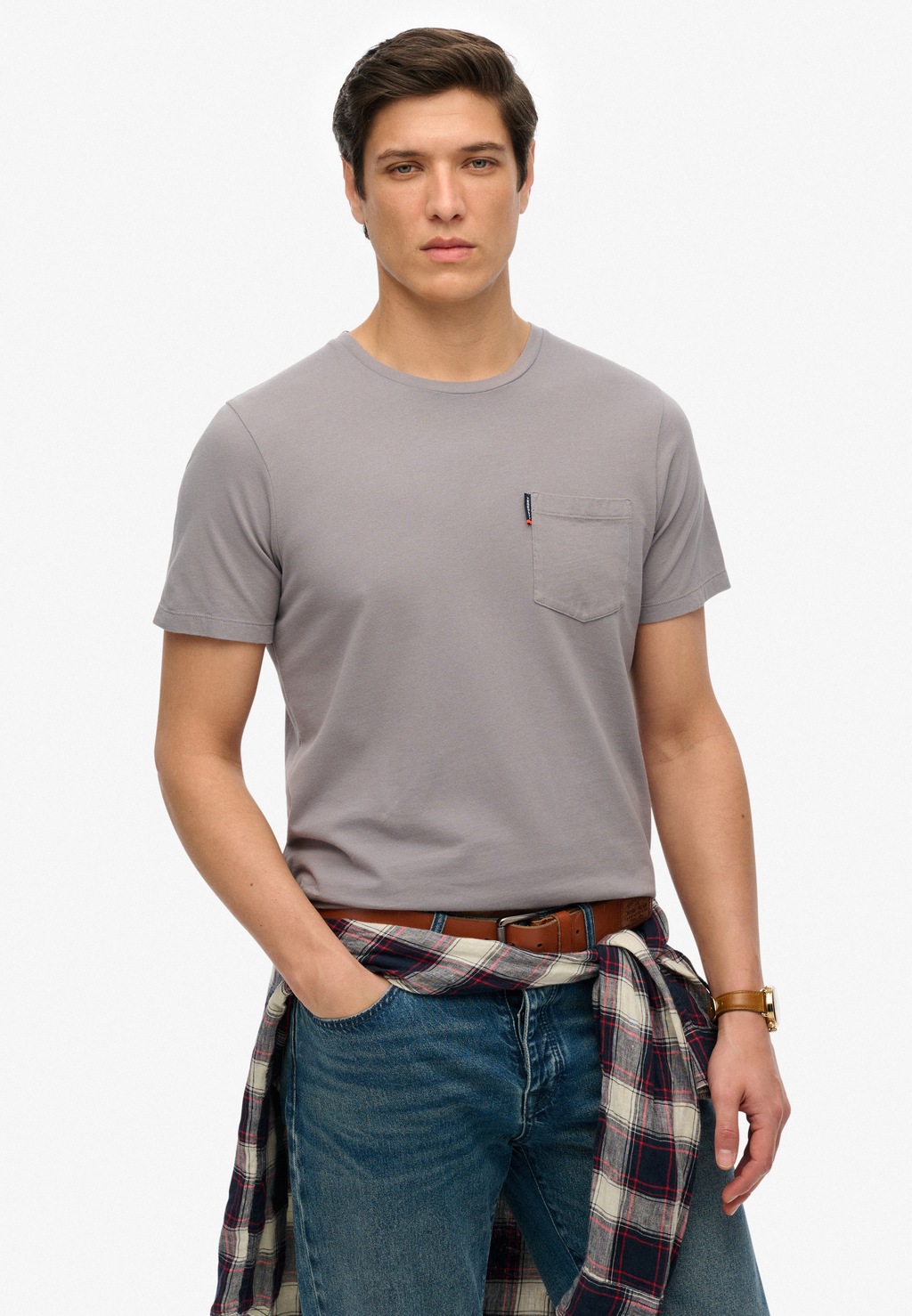 Superdry Rundhalsshirt "CLASSIC ESSENTIAL POCKET TEE", mit stylischer, aufg günstig online kaufen