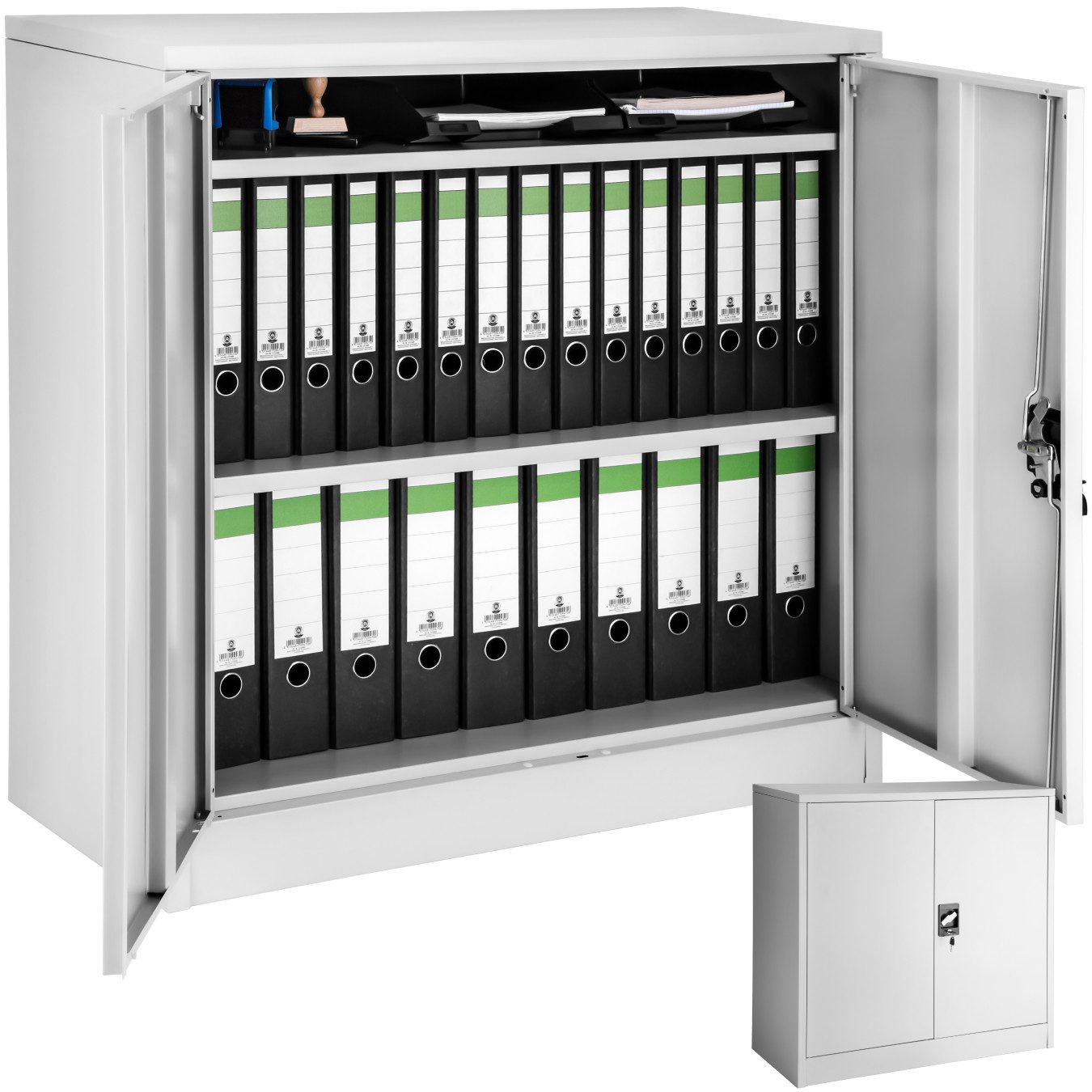 tectake Aktenschrank (Komplettset, 1-St., inkl. Schlüssel) günstig online kaufen